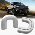 Front Tow Hook Cover for 2020-2026 Chevy Silverado 2500 HD 3500 HD, Silverado 2500HD Accessories, Tow Hook Covers, Chevy 2500HD Accessories, Heavy Duty Parts, Silicone, White (2 Pack)