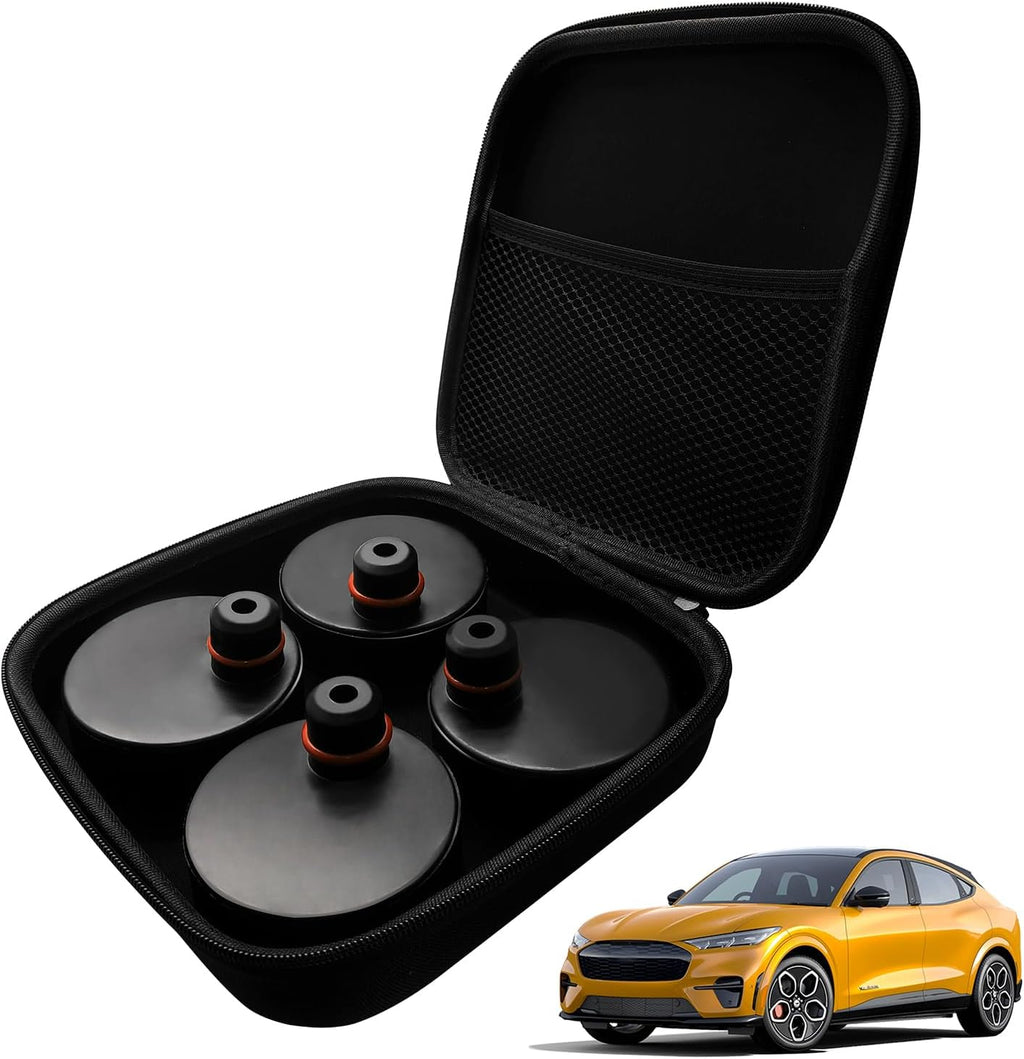 BestEvMod Compatible with Mach E Lifting Jack Pads Set of 4 Floor Jack Stand Compatible with 2026 2025 2024 2023 2022 2021 Mustang Mach-E Accessories