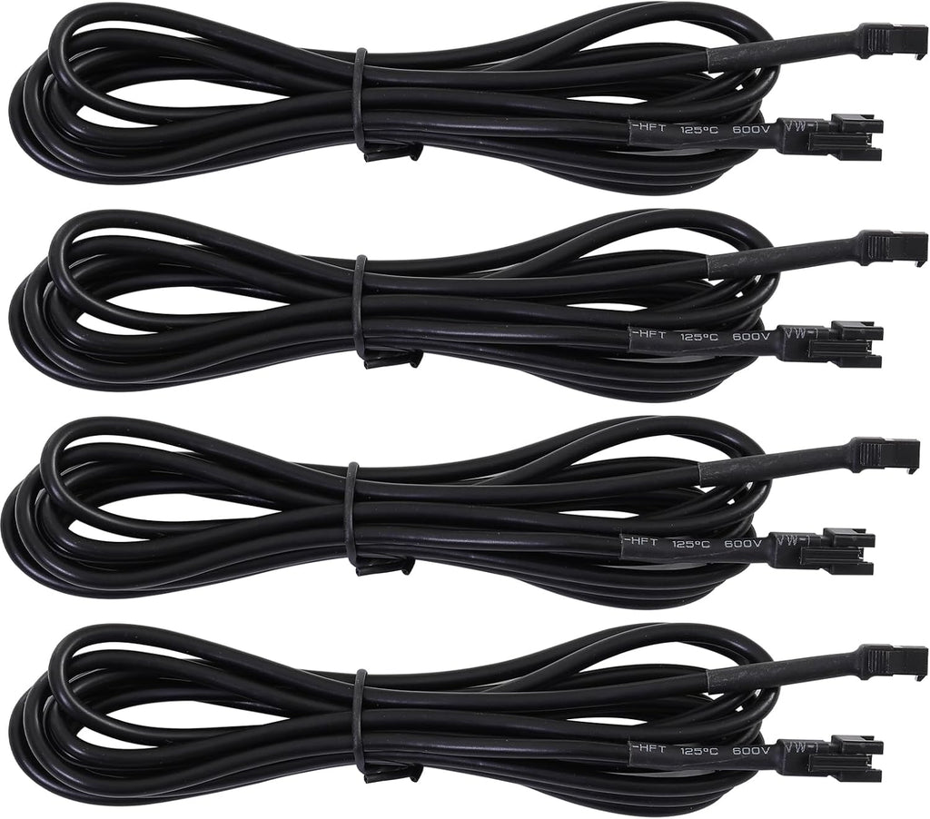 4PCS 78.74 inch 2-Pin Pure White LED Rock Lights Extension Wire Cable Cord | 78.74 inch, 4PCS, 2-Pin, Extension Wire Cable Cord
