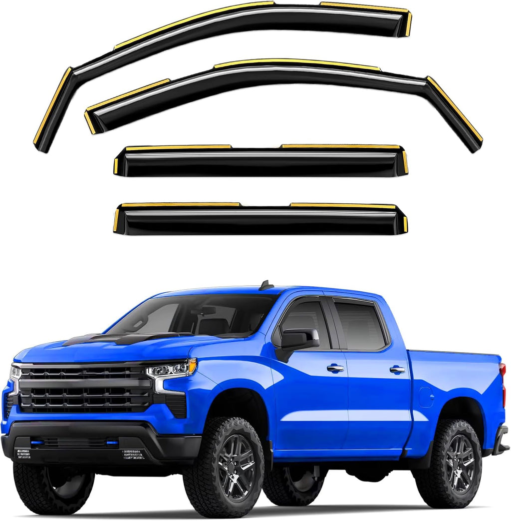 in-Channel Window Rain Guards Fit