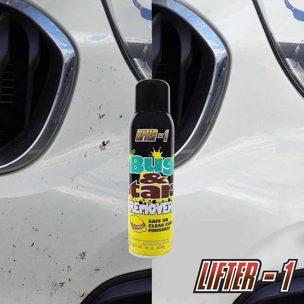 Bug and Tar Remover for Cars, Trucks, RVs, and SUVs, Fresh Citrus Spray for Stuck On Grime, Clean Auto Detailing Accessory, Streak Free Shine, Safe on Exterior Paint – Pack of 2