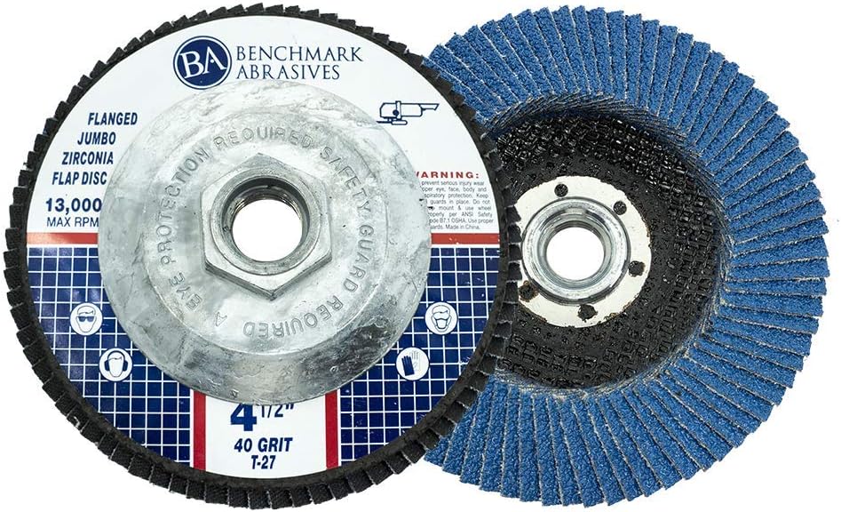 benchmark abrasives 4.5" x 5/8"-11 premium high density, main product view