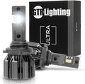 GTR Lighting 9005 / HB3 / 9145 Ultra Series Powersport Light for Off-Road or Fog: 1000% Brighter than Halogen, 5750K White, 70000Hrs Lifespan IP68 Waterproof, Pack of 2