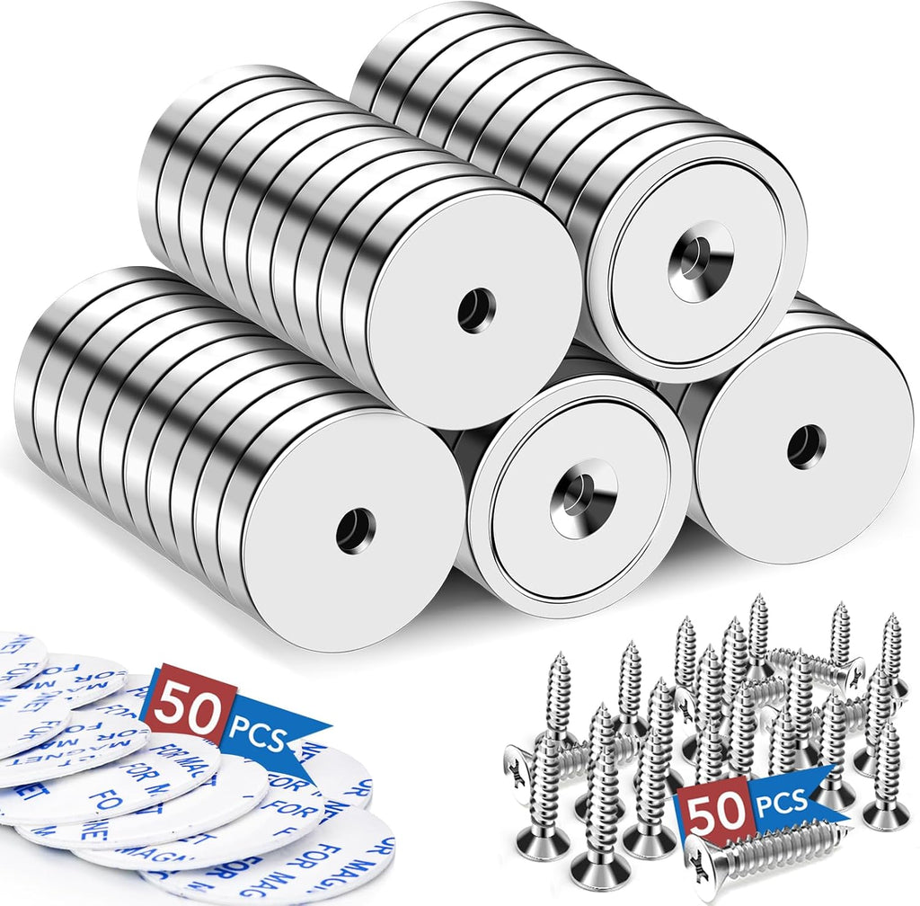 LOVIMAG 50 Pack Strong Magnets, 110 lbs Neodymium Magnets