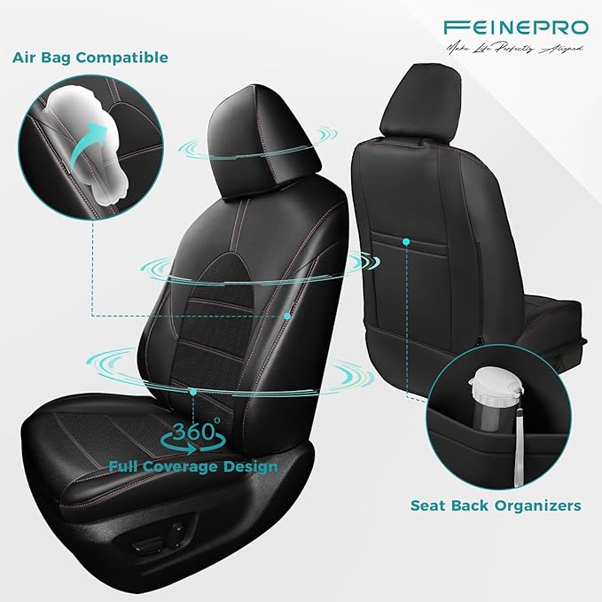 for Toyota Camry Seat Covers Hybrid XLE XSE 2018 2019 2020 2021 2022 2023 2024 - Image 3