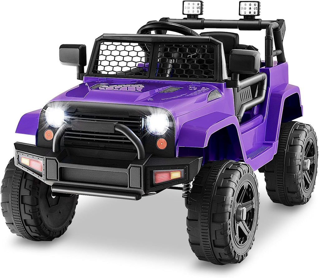 Costzon Ride on Car, 12V Battery Powered Truck Vehicle