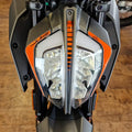 Resin Bike Motorcycle Stickers Compatible with KTM Duke 125 200 250 390 2021-2022. Motorcycle Light Protectors from Bumps and Scratches. 3D Effect Resin Stickers