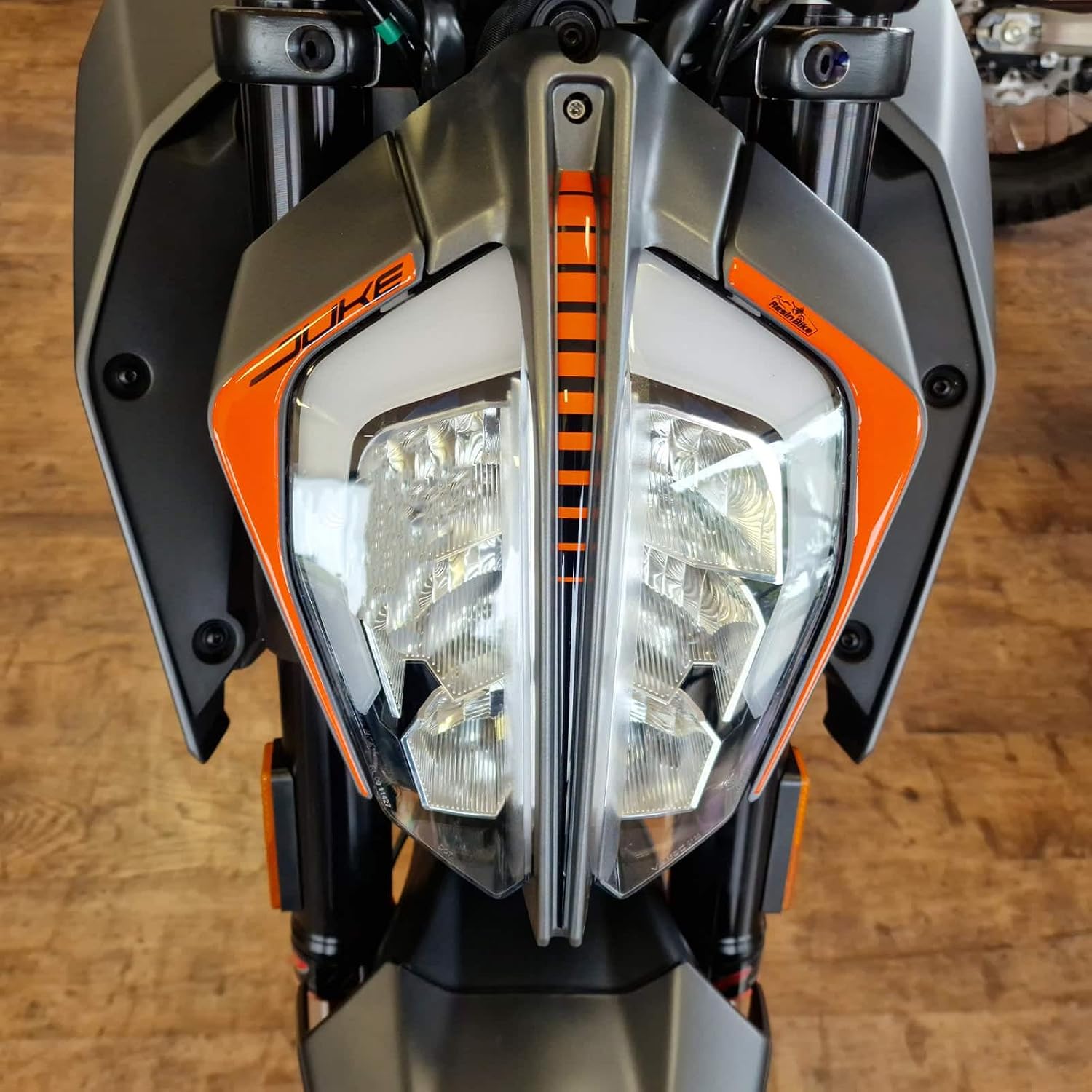 Resin Bike Motorcycle Stickers Compatible with KTM Duke 125 200 250 390 2021-2022. Motorcycle Light Protectors from Bumps and Scratches. 3D Effect Resin Stickers
