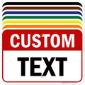 Custom Sign, Custom Sign for Business, Indoor/Outdoor use. 12x18 Inches