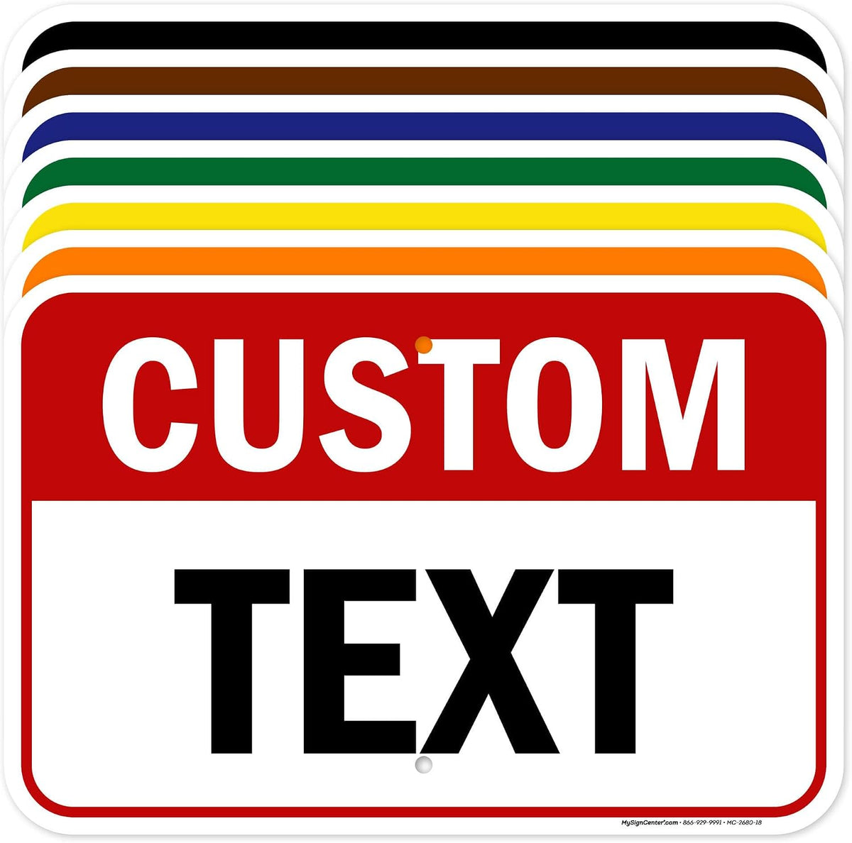 Custom Sign, Custom Sign for Business, Indoor/Outdoor use. 12x18 Inches