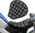 JFT Motorcycle Seat Cushion Covers Air Pad, Pressure Relief Ride Motorcycle Air Cushion Saddles Compatible with Harley Davidson Motorcycle (Black)
