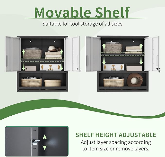 Garage Wall Cabinet, Metal Wall Cabinet