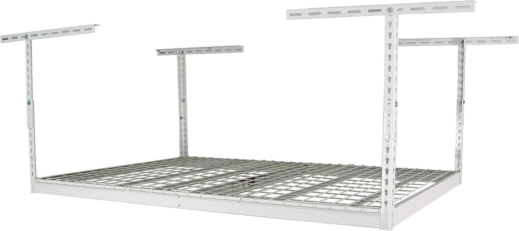 MonsterRax Overhead Garage Storage Racks 4x6, Ceiling Mounted Shelving