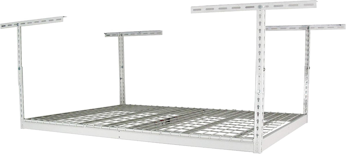 MonsterRax Overhead Garage Storage Racks 4x6, Ceiling Mounted Shelving