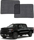 Car Window Shades for Chevy Silverado(2020-2026), 2-Pack Rear Window Sun Shades for Baby – Breathable Mesh, UV & Heat Blocker, Privacy Protection for Camping, Travel, Sleep & Nursing