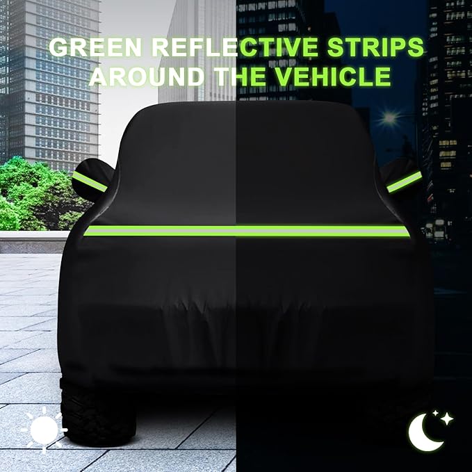 QUNSUNUS Car Cover for Toyota Tacoma 2005-2024, Waterproof Truck Cover - Image 7
