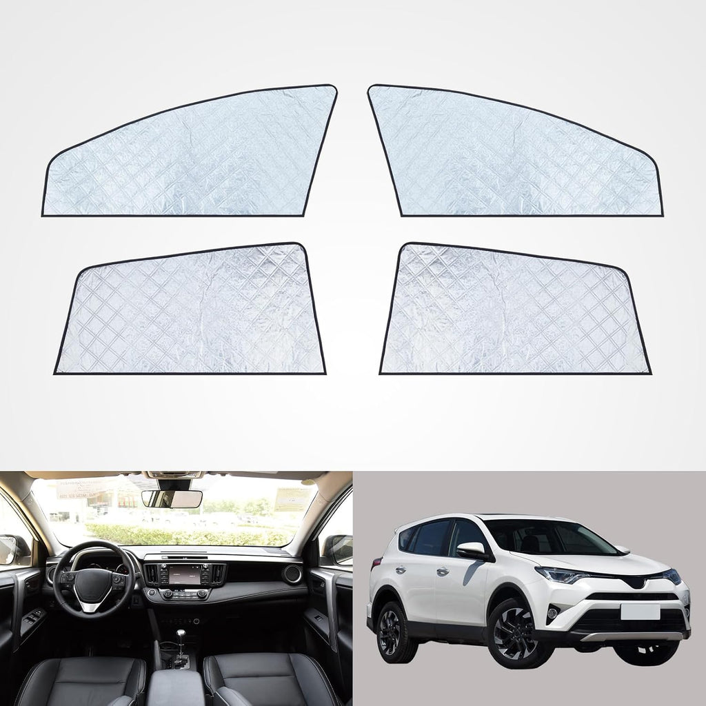 for RAV4 2013-2018 Car Window Sun Shade, Automobile Sunshade Covers for Front and Rear Windows