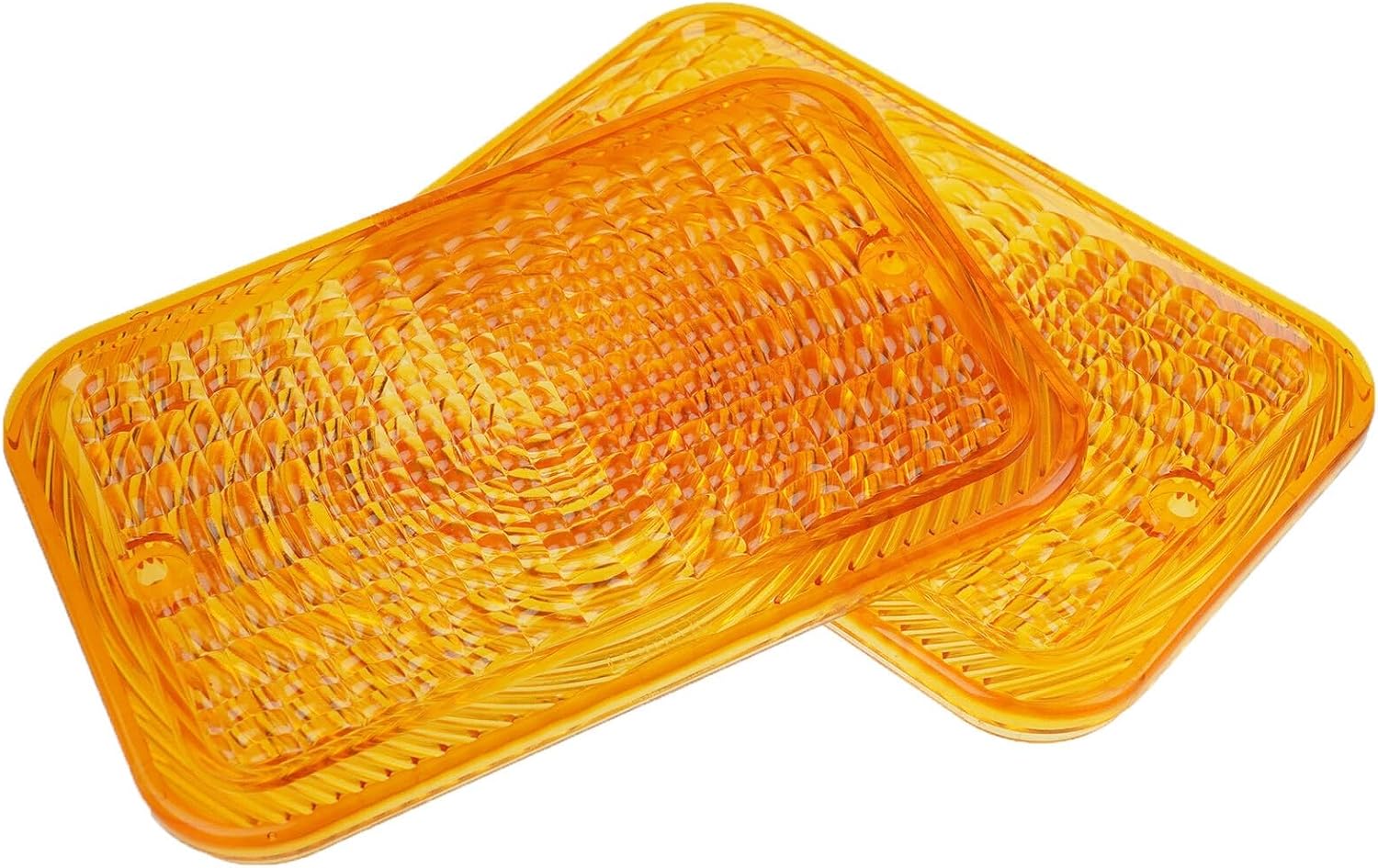 Replacement Amber Tail Light Lens LVU18745 Fits John Deere 1023E 1025R 1026R 2025R 2027R 2032R 2038R 2305 2320 2520 Tractor (Set of 2)