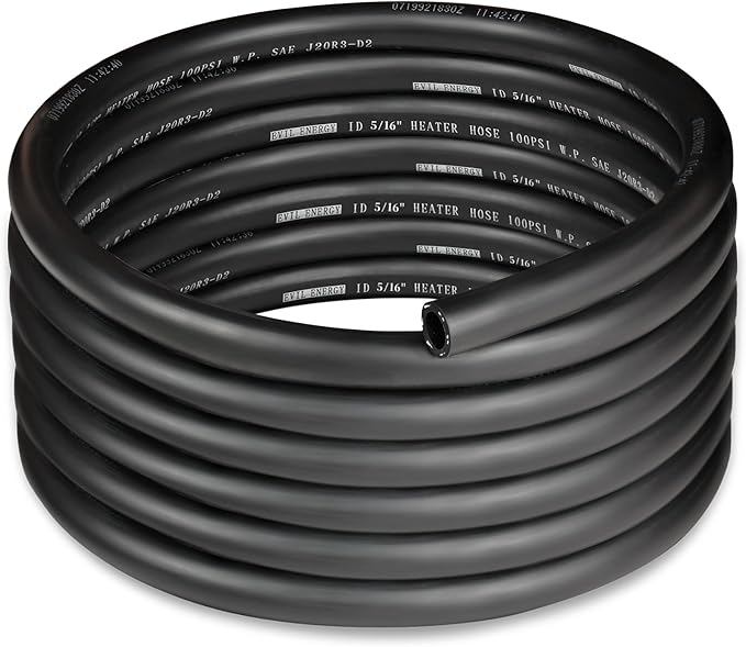 EVIL ENERGY 5/16" Heater Hose Coolant Radiator Straight 100PSI SAE 20R3 15FT by EVILENERGY