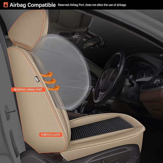 Seat Covers Fit for Toyota Camry 2012-2023 2024 2025: Car Seat Covers Full Set - Image 5