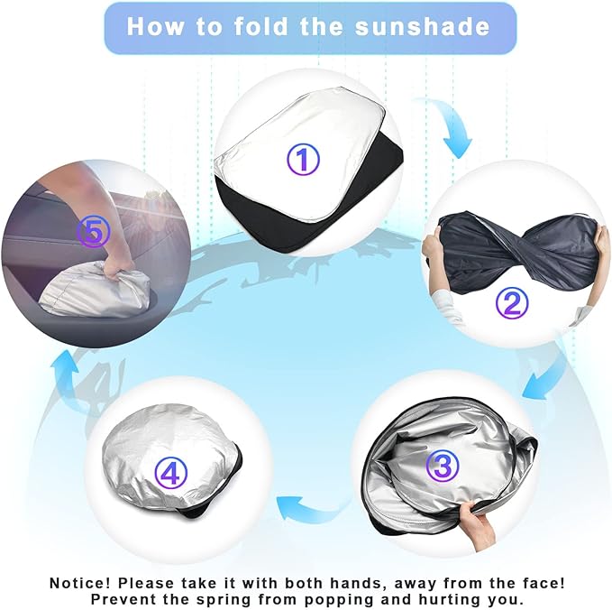 SXCY 2022 2023 2024 2025 Ioniq 5 Windshield Sunshade 2023 2024 2025 Hyundai - Image 7