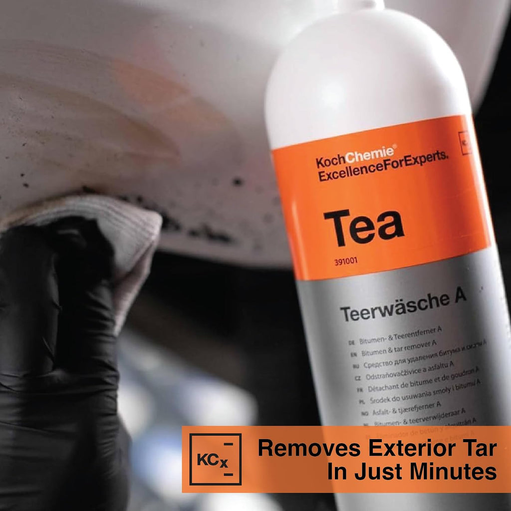 KOCHCHEMIE Koch-Chemie -Teerwäsche A (Tea) - 1 Liter - Road Fallout and Tar Remover - Solvent-Based Cleaner - Free from Halogenated Hydrocarbons and NTA