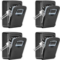 Key Lock Box Wall Mounted, Fayleeko 4 Digit Combination Lockbox by Fayleeko