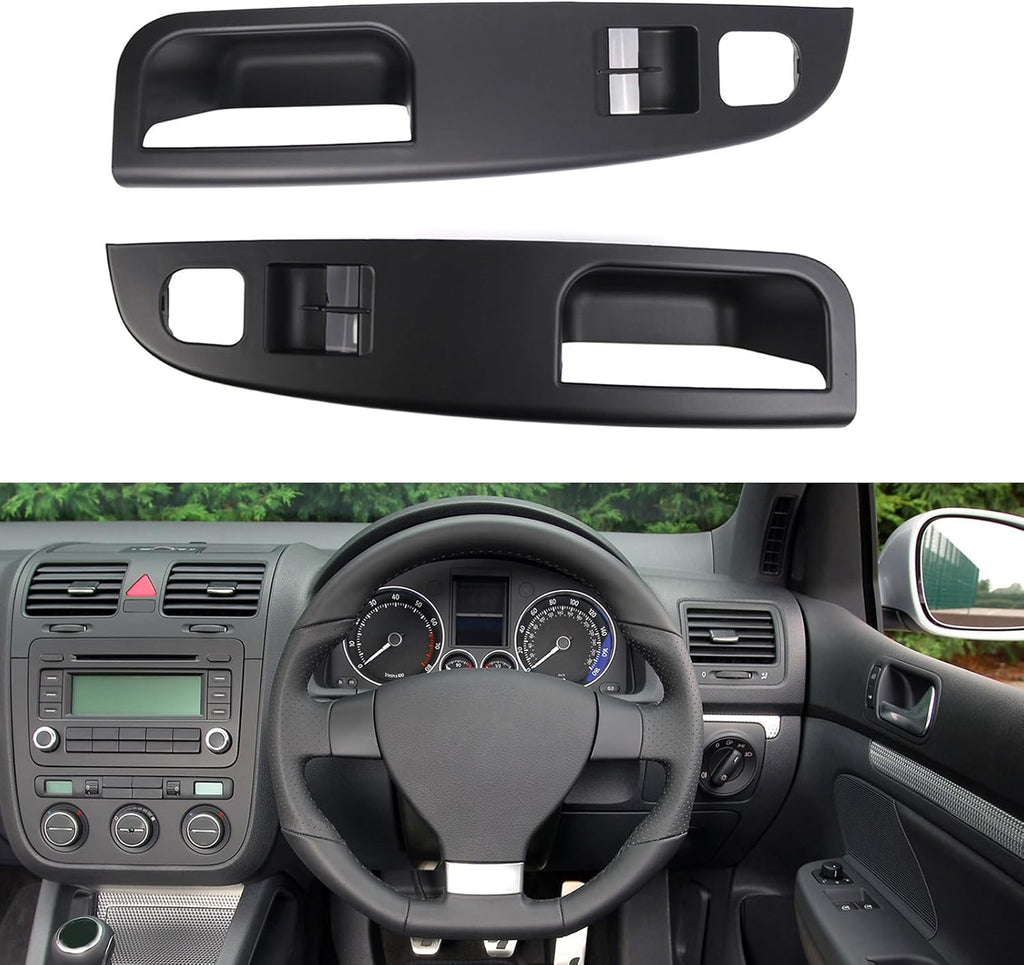 Auto Door Window Inside Trim Bezel For 2 Door Models 2004-2009 Replaces 1K3868049C75R Car Interior Trim Parts