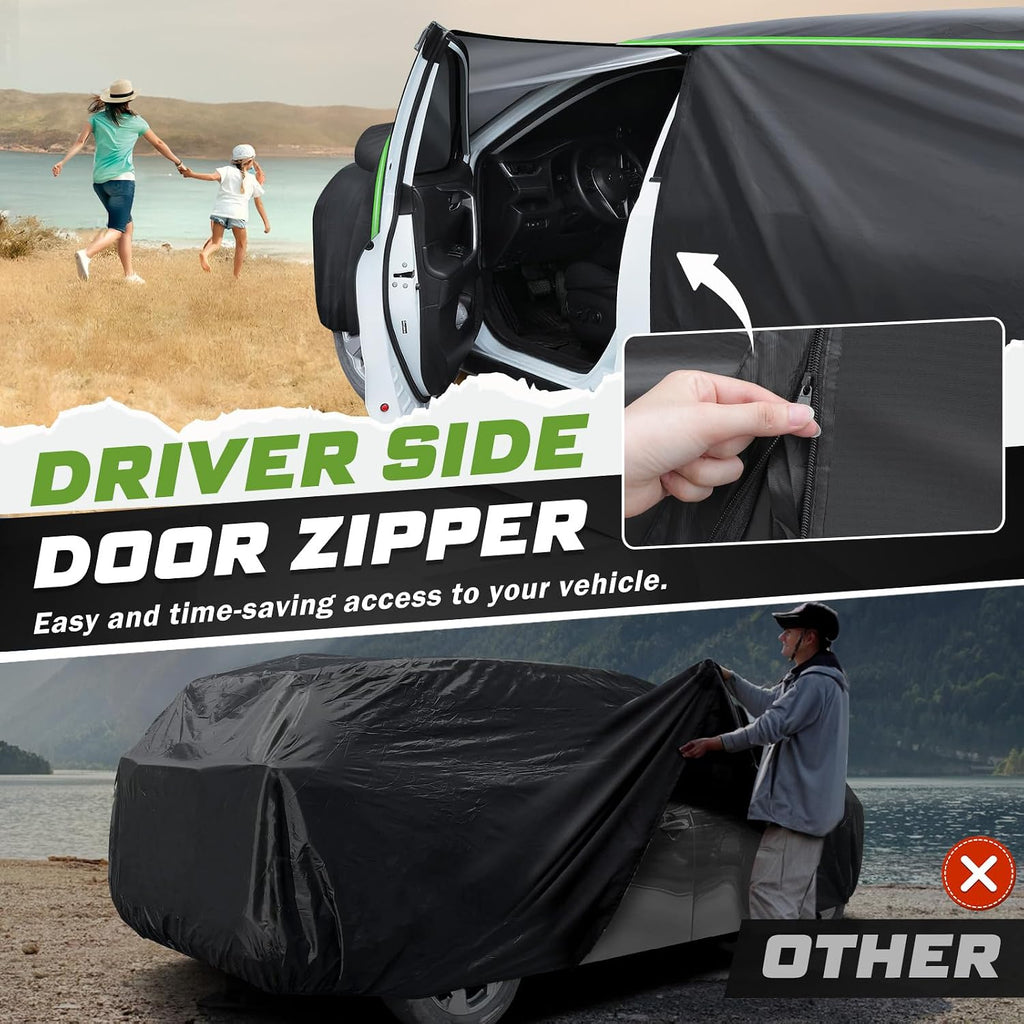 mixsuper liner 420d oxford car cover for b, close-up detail