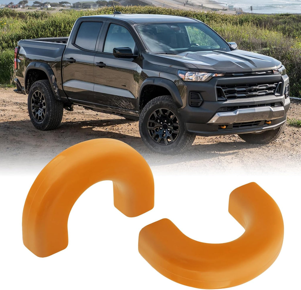 Tow Hooks Covers for Chevy Colorado Trailboss 2015-2026/GMC Canyon 2015-2022 (Not fit 2023-2026 Colorado Z71 ZR2) Compatible with Chevy Colorado/GMC Canyon Accessories (Orange)