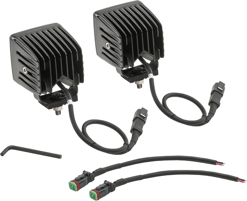 Carnivore 3" Cube LED Kit - LED Cube Light Pair with Harness (8° Spot Beam)