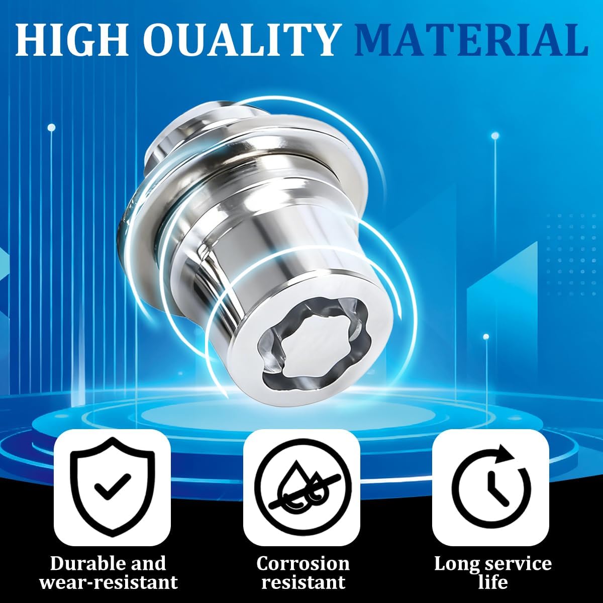 5PCS M12 x 1.5 Car Wheel Lock Lug Nut Set, 4PCS Vehicle Tire Lock and 1PC Key, 00276-00900 Anti-Theft Wheel Locking Lug Nut Set, Compatible with Matrix Avalon ES 300 CT200h