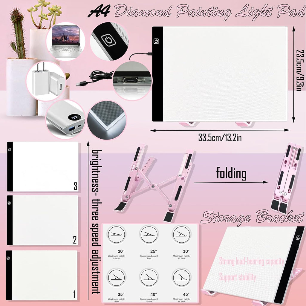 nlxcxucy 158pcs diamond art accessories kit shown in use