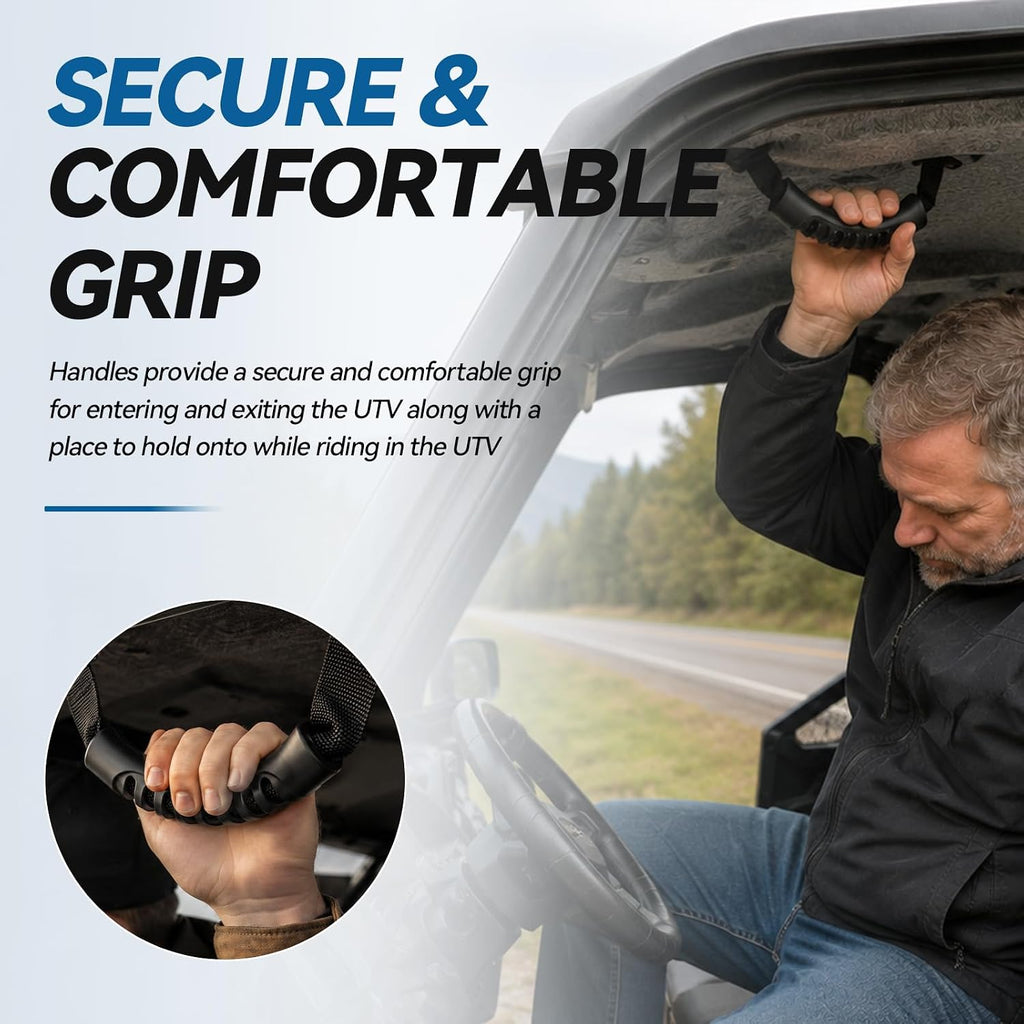 MARINOVA Grab Handle Compatible with Cfmoto Highland U10 Pro 2025+ Driver and Passenger Side