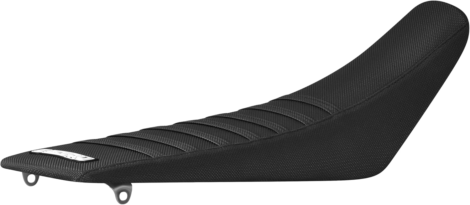 Enjoy Mfg Seat Cover - Compatible with Yamaha 2005-2006 WR250F/WR450F #489 (All Black with Black Ribs)