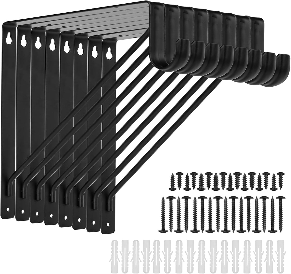 closet shelf & rod brackets, 11x11in closet brackets, main product view