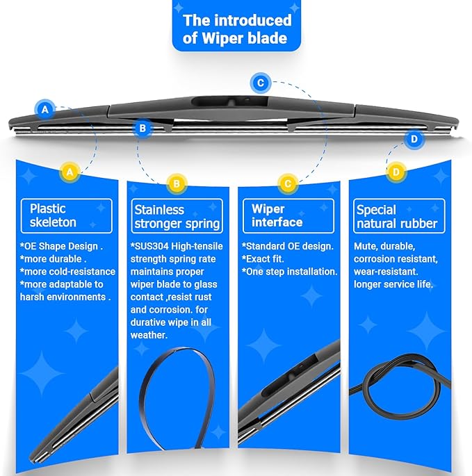 Windshield Wiper Blade Set Replacement - Image 6