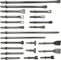 22‑piece air hammer bits set,0.401 inch shank pneumatic, main product view