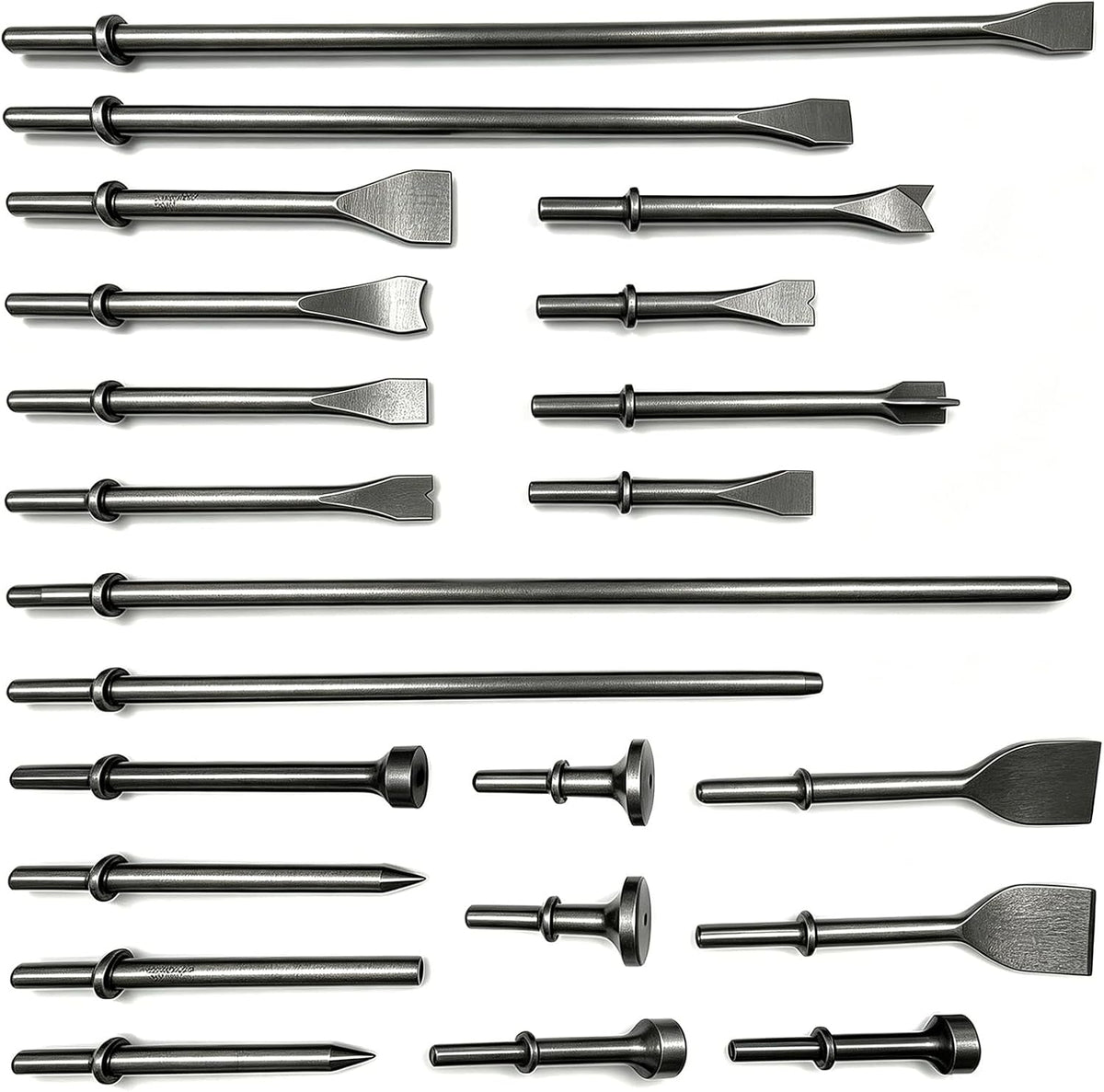 22‑piece air hammer bits set,0.401 inch shank pneumatic, main product view