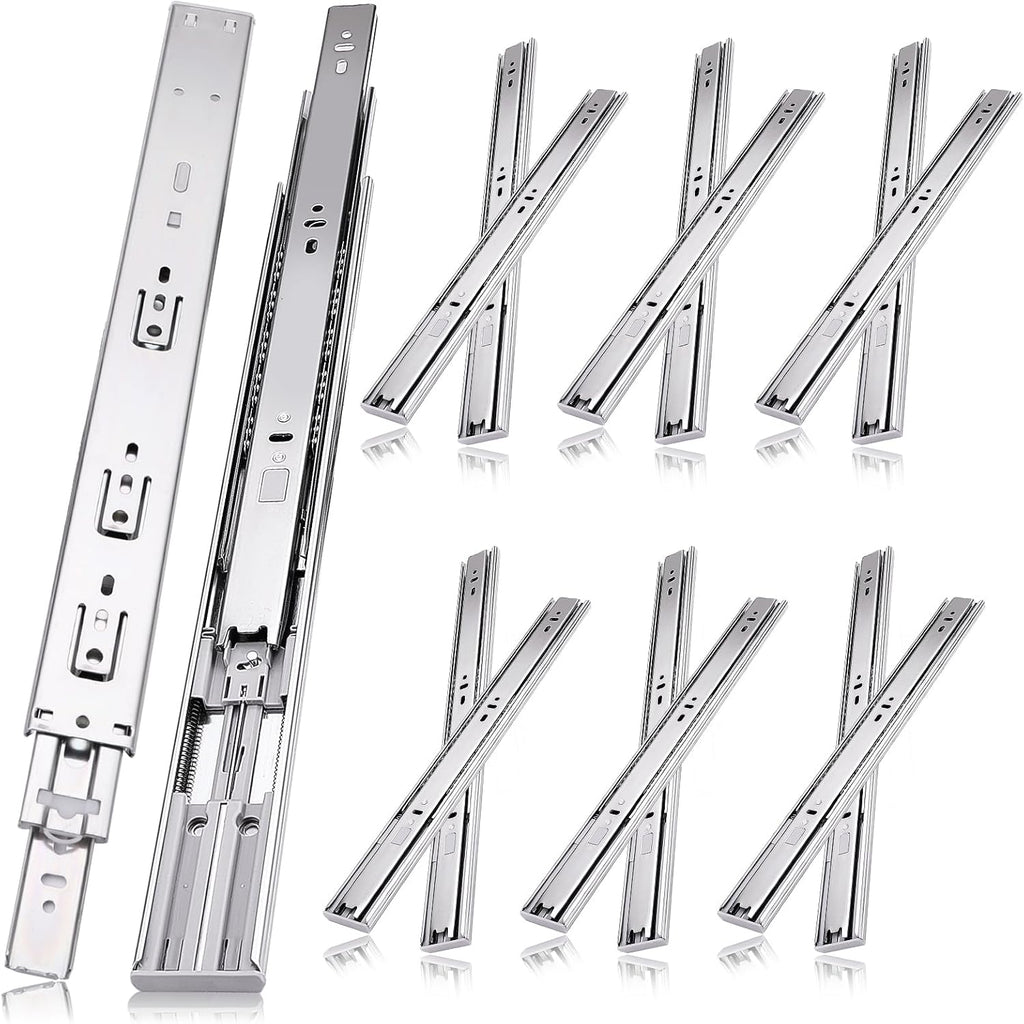 10 inch drawer slides 6 pairs (12pcs) soft, main product view
