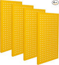 Metal Peg Board Panels for Workbench, Shed Modular Peg Board Organizer Board Kit by Chinrose