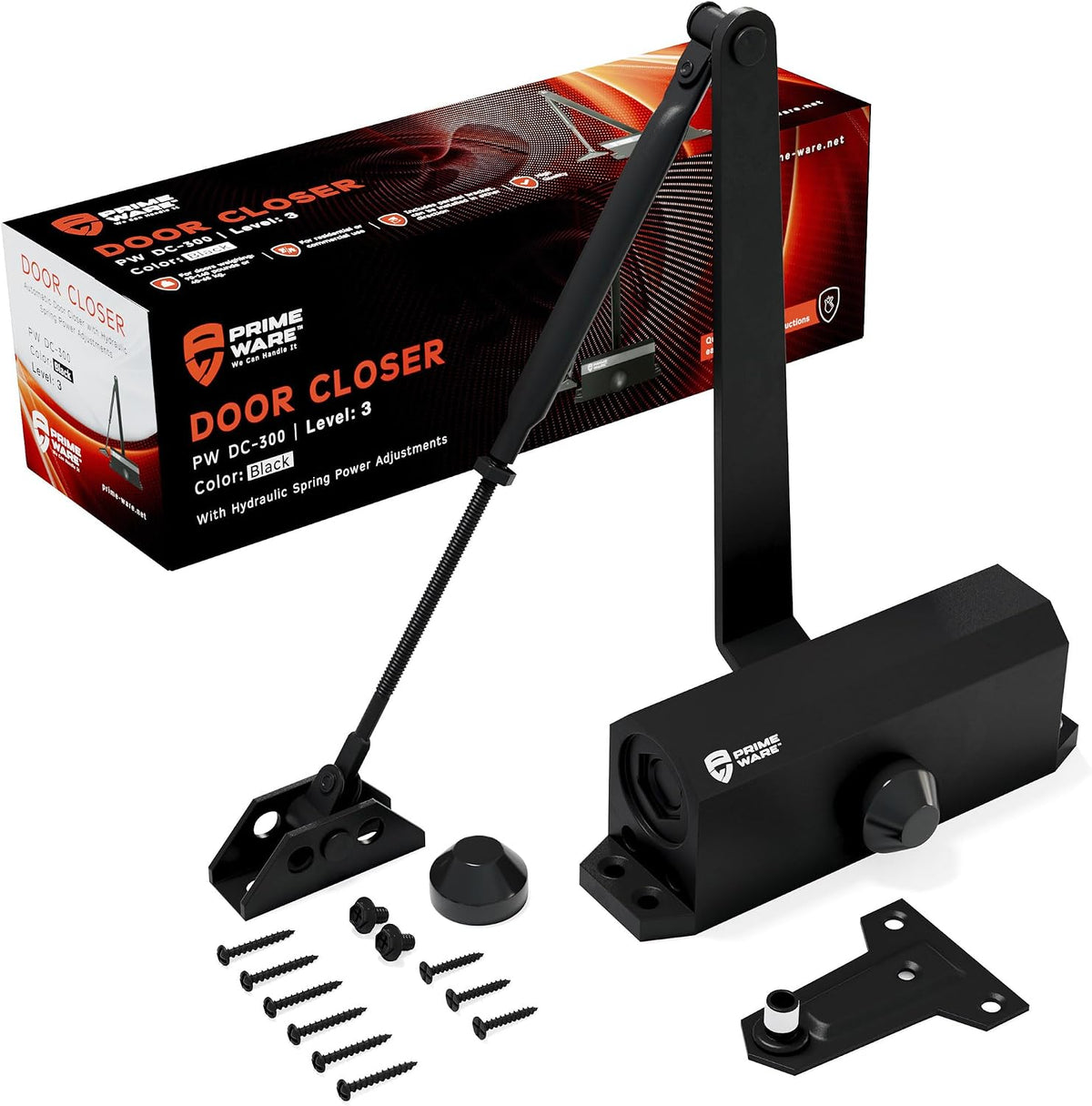 primeware dc-300 adjustable automatic door closers for home, main product view