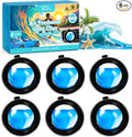 Car Air Freshener Vent Clips, Ocean Scent, 6 Pack, Long Lasting Scent Up to 180 by AQUABLANCE