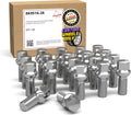 Wheel Accessories Parts 20 Pcs M14 x 1.5 Thread Ball Seat Lug Bolt Chrome Finish 28mm Shank Length 17mm Hex fits Mecedes-Benz C-Class EQB-Class EQE-Class GLA-Class GLB-Class SL-Class