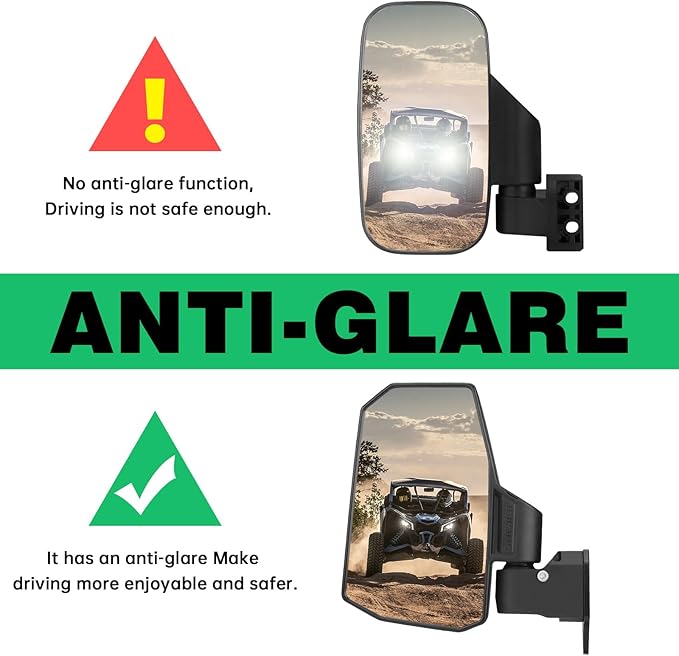 Defender Side Mirrors, The Spring Back Feature Allows Easy Reset After Fold - Image 9