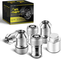 Wheel Lock Lug Nut Set Anti-Theft Security Locking Lug Nut Compatible with Jeep Vehicle 2018-2024 Wrangler JL 2020-2024 Gladiator JT Replace OE 82215711 and 82215711AA
