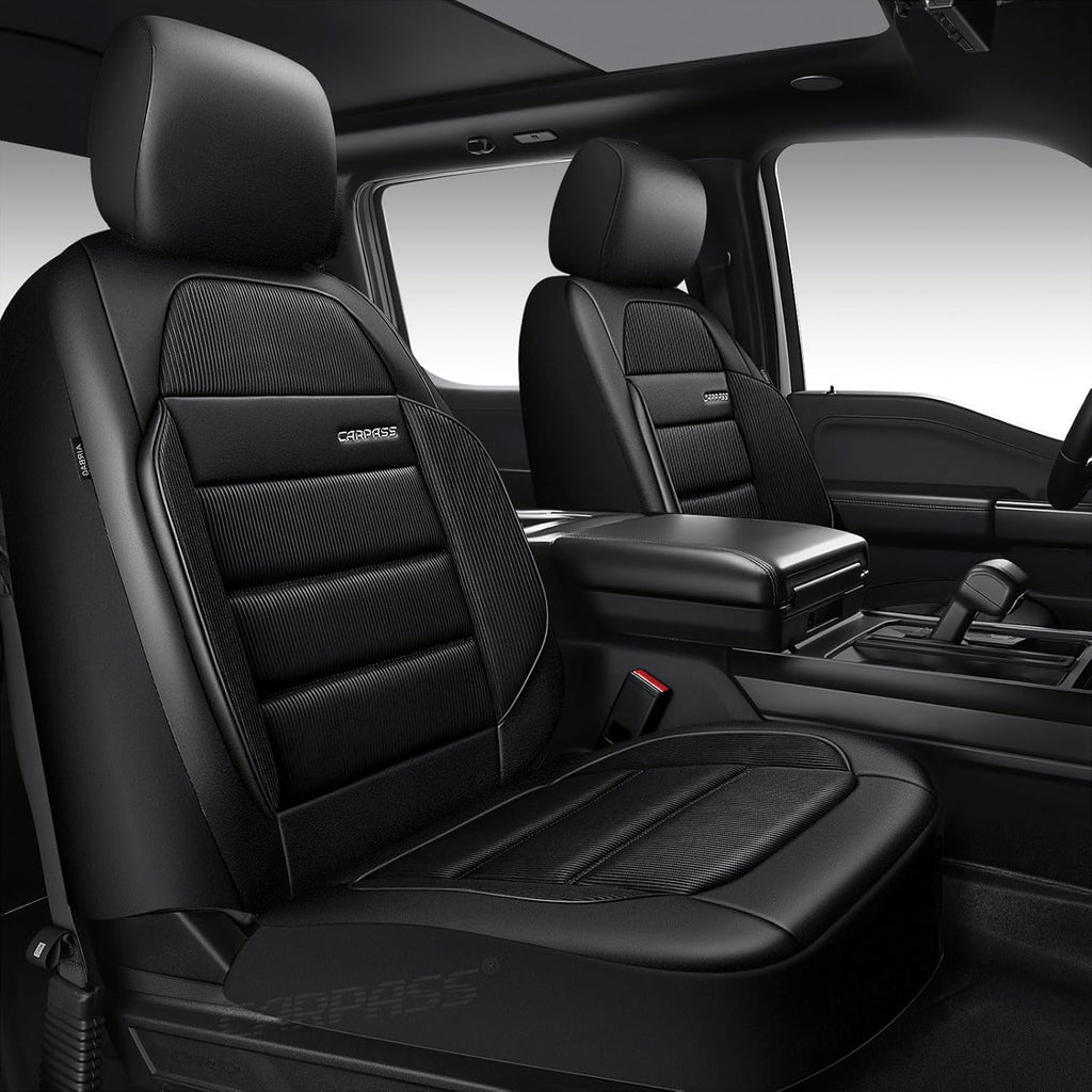 car pass memory foam seat covers front, airy shown in use