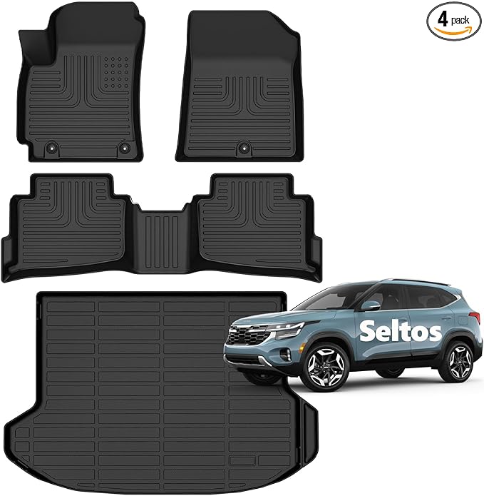 Accessories for Kia Seltos Floor Mats 2024 2025 Car Mats for Kia Seltos All by Norand