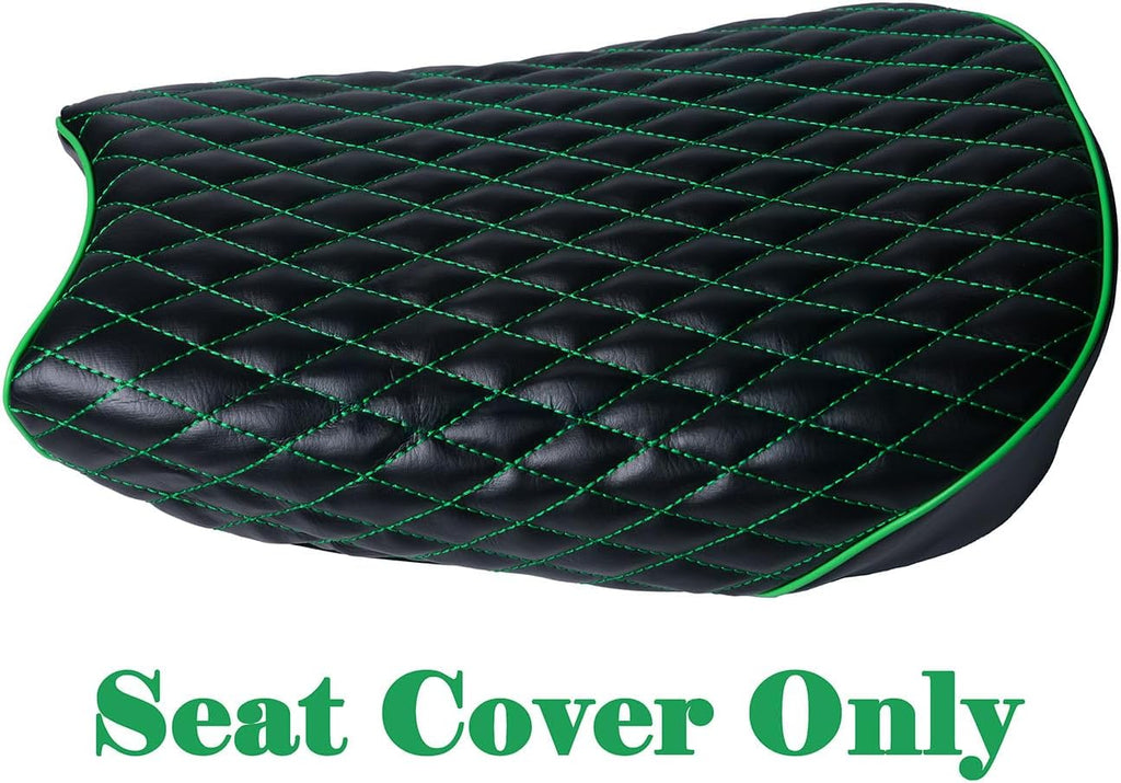 JMCHstore Green Diamond Stitch Retro Seat Cover for Coleman ct200uex Mini Bike 196cc, Hisun ct200u-ex 200cc Trail Bike Cushion Replacement Parts