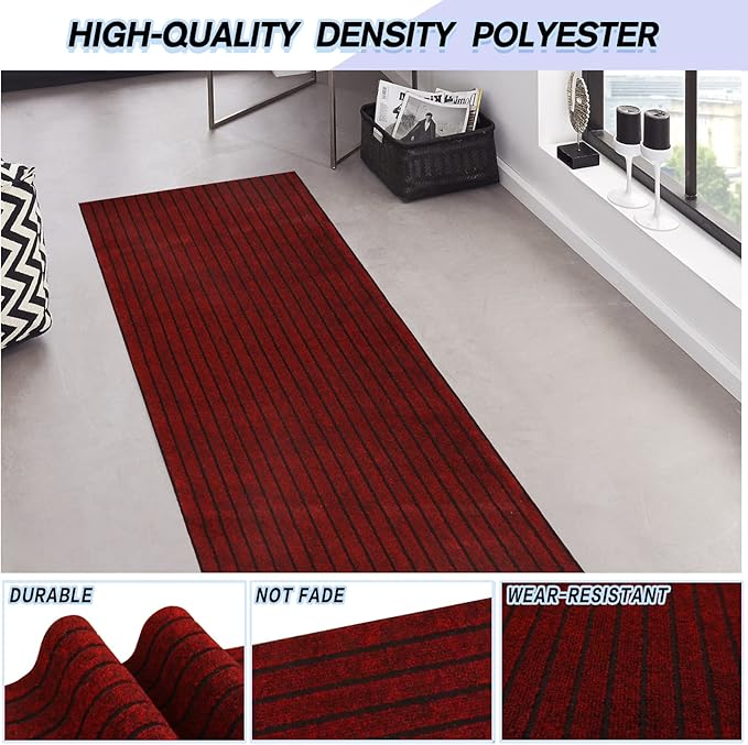 Custom Size Backed Non-Slip Area Rugs Runner, Easy Clean, Waterproof Runner Rugs - Image 2
